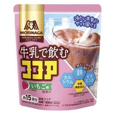 MORINAGA 森永 可可草莓牛奶沖泡粉, 1個, 180g