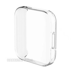 Redmi Watch 2 Lite 保護殼鋼化膜套裝 PC材質輕盈耐用高清防刮螢幕保護貼 全方位保護智慧手錶, 1個, 電鍍透明色【下單即發】