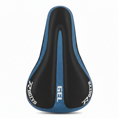 서온리 편안한 라이딩을 위한 안장통 방지 고급형 자전거안장쿠션커버 자전거 엉덩이 패드 블랙 젤 쿠션 고탄력 논슬립 바이크 자전거안장커버, 오션블루, 1개