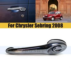 크라이슬러 PT 크루저용 앞/뒤 손잡이 도어 핸들 외부 손잡이 세트 자동차 외부용, 04 rear right