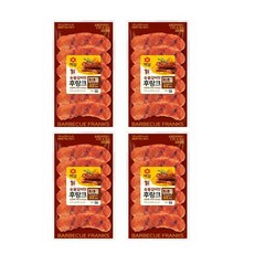 CJ 백설 숯불갈비후랑크120g, 4개, 120g