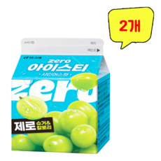 빙그레)아이스티제로샤인머스캣, 2개, 300ml