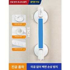 화장실 안전손잡이 노약자용 손잡이 환자용 지지대 어르신, 1개, 패밀리 블루 1개