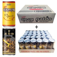 밥알없는 비락식혜 175ml(30캔) + 조지아 175ml(30캔) 60캔, 60개, 175ml