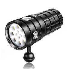 SURSNONG NOCTILUME N15 6000 루멘 다이빙 비디오 전문 90 /비디오 /수중 수중 촬영용 백색등 스쿠버 (I - CRI 라이트 조명 사진 6500K, StarShineSR 10000 Lumens, 2 Builtin Battery ( USBC Charg, StarShineSR 10000 루멘