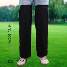 防水褲套 防汙防雨褲 半截防水護腿 結實耐用 露水騎行, 新款防水佈-不脫落腿套【黑色1雙】