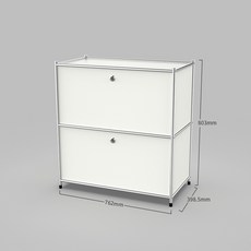 USM中古置物櫃傢用客廳不銹鋼收納櫃電視櫃簡約現代床頭櫃餐邊櫃, C款-順豐, 1個