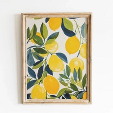 레트로 생생한 색상 미적 포스터 다채로운 추상 식물 인쇄 유행 꽃 캔버스 회화 그림 벽 예술 장식, 01 40x50cm No Frame, 07 3