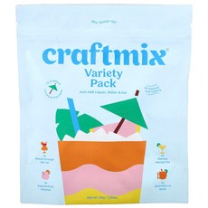 크래프트믹스 칵테일 믹스 팩 버라이어티 팩 12팩 84g(2.96oz) CRM-00046