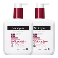 뉴트로지나 인텐스 리페어 시카 에멀젼 바디로션, 310ml, 2개