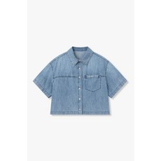 매장정품 VOV 보브 라이트 하프 슬리브 데님 셔츠7156355001 1599605