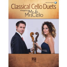 Hal Leonard古典大提琴二重奏樂譜 Mr. & Mrs. Cello編曲 含音頻，適合各程度演奏者, HAL LEONARD