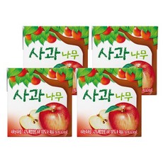 서울우유 사과나무 과일주스, 150ml, 4개