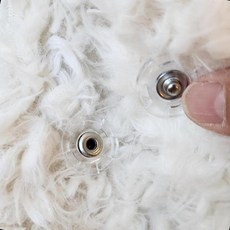 투명 똑딱이단추 재봉틀용 옷수선 탈부착 패스너 플라스틱 압착식, 1개, 상세페이지 참조