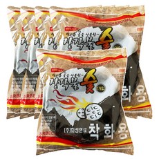 아래로타는 숯 장작불숯 착화용, 8개, 400g
