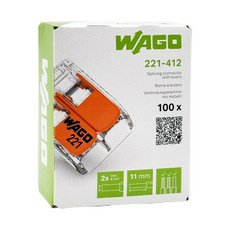 와고 와이어 커넥터 221-412, 1.WAGO 221-412 2폴(100EA), 100개