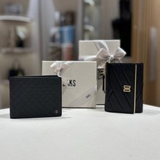 닥스 선물세트블랙 칼라일 3단 반지갑&블랙 루이스 반지갑 DCWA5E414BKDBWA5E363BK IHO320 YIO261