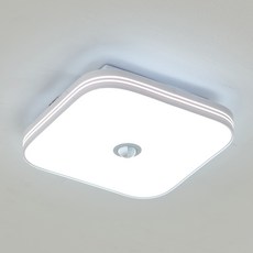 LED 하이엔 슬림 현관등 베란다등 15W (센서등 직부), 센서타입, 1개
