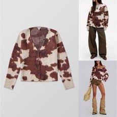{M.Lu} Jaded London Cow Print Cardigan 開襟外套