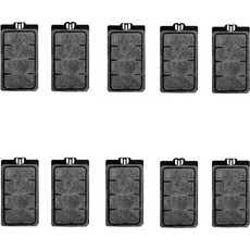 10개 묶음 3단계 수족관 필터 교체판 거북이 카트리지 또는 어항 스펀지 저수위 필터용, Cartridges-10PCS