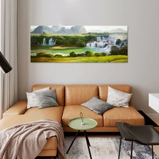 【御畫房】財源滾滾之二 國家一級畫師手繪油畫60 120cm(VF-41), 1個