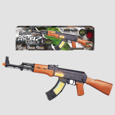 하하컴퍼니 메가포스 AK47 라이트건 전자총 장난감, 1개, 혼합색상