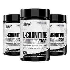 뉴트렉스리서치 L-카르니틴 1000 캡슐, 60정, 3개