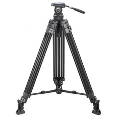 Cayer BF60LH-A 鋁合金雙管三腳架 N15 液壓雲台, 1個, 卡宴 Cayer BF60LH-A