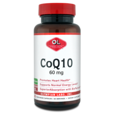 OLYMPIAN LABS 輔酶 Q10 60 毫克素食膠囊, 60顆, 1罐