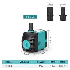 11 V-24 V 물고기 탱크 물 W 분수 워터 연못 수족관 3W 필터 25W 잠수정 15W 1 펌프 조용한, EU Plug 220V 50HZ