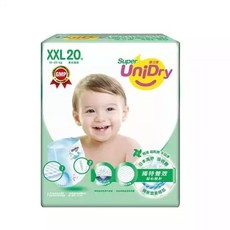 【UniDry優力寶】超薄優力褲 褲型紙尿褲 L (9-14kg) 31片 箱購, 1個, XXL 20片×8入(箱購)