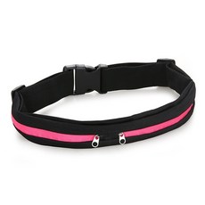 【24H台灣出貨】運動腰帶/貼身儲物腰帶/透氣隱藏式防盜腰帶, 桃紅色, 1個