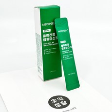 유익생활 메디필 시카 쿨링 진정 초록 랩핑마스크 4ml + 니플패치, 2개, 4개입