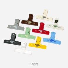 펜코 플라스틱 클립 10color Penco 야광 주방용 사무용 레트로 빈티지 집게, ivory