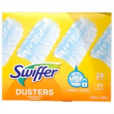 스위퍼 더스터 먼지떨이 세트 핸들1 리필28, 1개