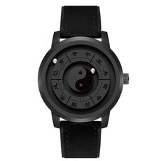 맹인 시계 점자 시각장애인 마드네틱 C타입 볼 손목시계 -블랙 시계, 1