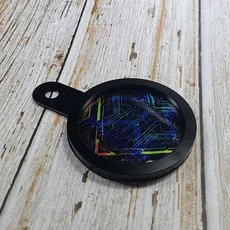 바이크 오토바이 세금 디스크 범용 라운드 보험 스티커 거치대 다양한 색상 방수, [02] 7mm flip23 black pro