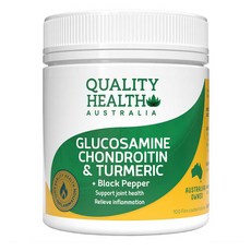 Quality Health 글루코사민 콘드로이틴 강황 정제 100정 2개
