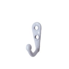 NOVALIVE 후크 스텐 다용도 리빙홈디테일 스테인리스 29 x 22mm J후크, 1개, 흰색 J02
