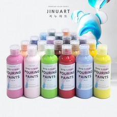 지누아트 푸어링 아트 플루이드 물감 100ml 20색, 푸어링물감 100ml_바이올렛