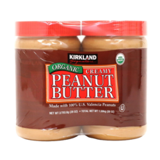 Kirkland Creamy Peanut Butter Valencia Peanuts 커클랜드 크리미 땅콩버터 793.8g 2팩, 2개, 793g