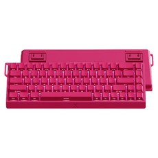 MCHOSE 에이스68 한글 키캡 유선 게이밍 키보드, 베리레드, 아이스 라이노 축, 제조사축