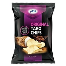 얀스 루트 오리지널 타로 칩스 | 바삭함을 경험하세요: 모든 Jans Roots Original Taro Chips | Experience the Crunch: All Natura, N/A, 3 온스 (1팩)