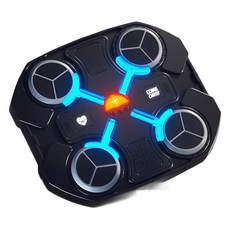 벽걸이 복싱연습기 복싱 훈련 장난감 어린이 근육 발달 음악 지능형 홈 트레이닝 샌드백 기본 블랙, 블루투스 핑크