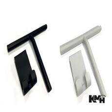 미풀 욕실 스퀴지 실리콘밀대, 02걸이스퀴지-그레이