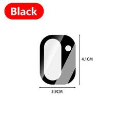OnePlus Ace 6T/15R 1+ HD 카메라 보호 필름용 긁힘 방지 강화 유리 후면 렌즈 설치가 용이함, 01 1PCS, 03 Black
