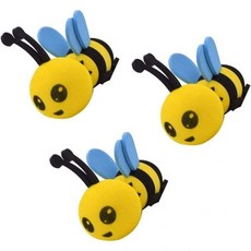 자동차 안테나 3개 세트 귀여운 꿀벌 토퍼 행복한 얼굴 범벌 스티커 웃긴 모자