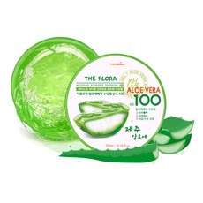 더플로라 알로에 수딩젤 300ml /제주 알로에베라/페이스+바디용/수분크림, 1개