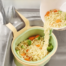 벤스투 원터치 음식물 싱크대 거름망, 1개, 그린