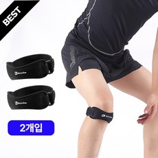 반디루 고탄력 러닝 슬개골 무릎보호대 2개입, 1세트
